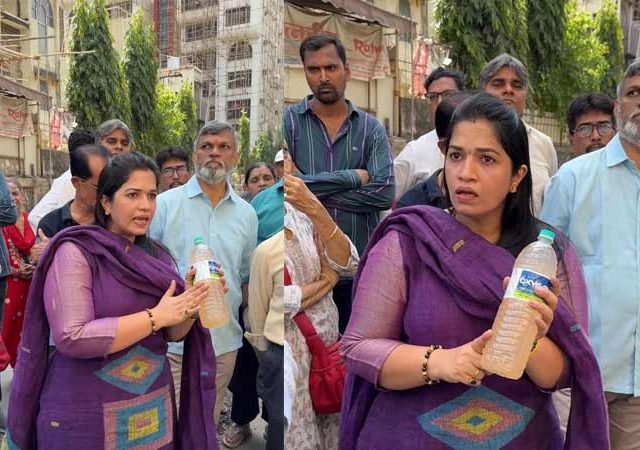 Contaminated water : गोरेगाव गोकुळधाम परिसरात दुषित पाण्याचा पुरवठा