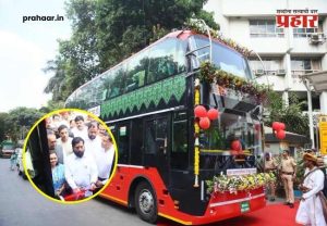 First Electric Double-Decker Bus : ठाणेकरांच्या सेवेत पहिली इलेक्ट्रिक डबल डेकर बस दाखल; 'तीन हात नाका ते गायमुख' मार्गावर धावणार!