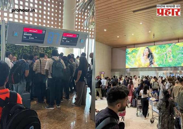 Passengers Stranded At Mumbai Airport : मुंबईत एअर इंडियाची विमानसेवा कोलमडली; ताटकळलेल्या प्रवाशांचा संताप