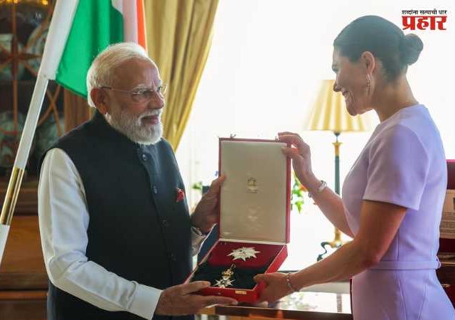 PM Narendra Modi : पंतप्रधान नरेंद्र मोदींना स्वीडनचा सर्वोच्च सन्मान; मिळाला ३१वा आंतरराष्ट्रीय पुरस्कार!