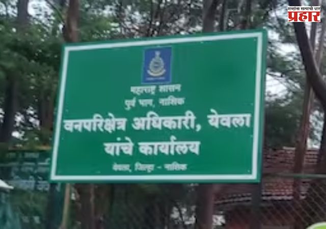 Nashik News : लाचखोरी प्रकरणी मोठी कारवाई, येवल्यात एकाच वेळी आठ वन कर्मचाऱ्यांना पकडले