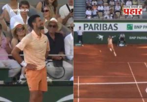 Roland Garros 2026 : नोव्हाक जोकोविचचा तो 'जादुई' शॉट! फ्रेंच प्रेक्षक अवाक, व्हॅलेंटाईन रॉयरविरुद्ध मिळवला थरारक विजय