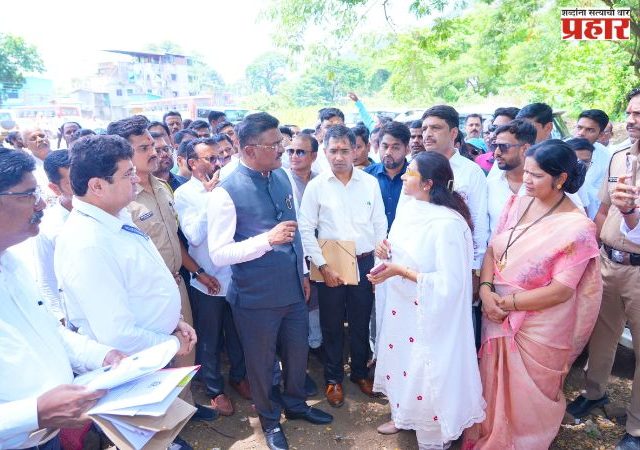 पाली बसस्थानकाच्या पुनर्बांधणी प्रकल्पाची परिवहन मंत्री प्रताप सरनाईक यांच्याकडून पाहणी