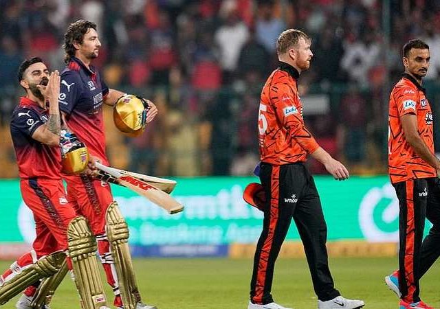 SRH vs RCB : टॉप-2 साठी आज महासंग्राम! विराटच्या RCB समोर कमिन्सचंच्या हैदराबादच आव्हान