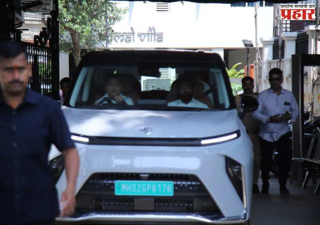 Deputy Chief Minister Eknath Shinde : उपमुख्यमंत्री एकनाथ शिंदे यांच्याकडून ईव्ही गाडीचा वापर सुरू, ताफ्यातील वाहनेही केली कमी