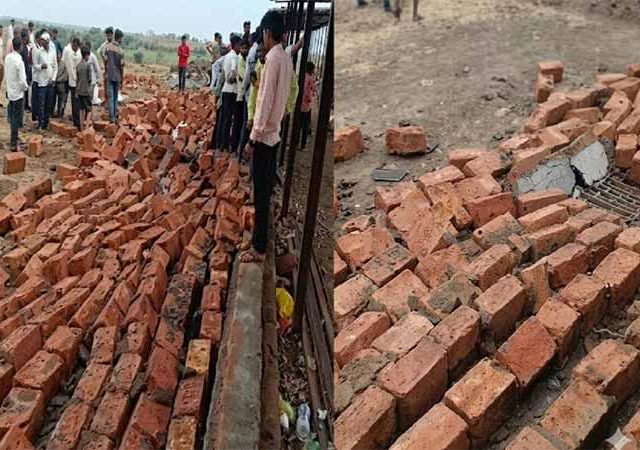 Sangli : सांगलीत मंदिराची भिंत कोसळून सहा जणांचा मृत्यू