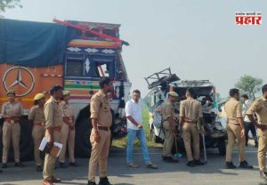 Uttar Pradesh Road Accident : उत्तर प्रदेशामध्ये ट्रक-मॅजिकच्या धडकेत १० जणांचा मृत्यू