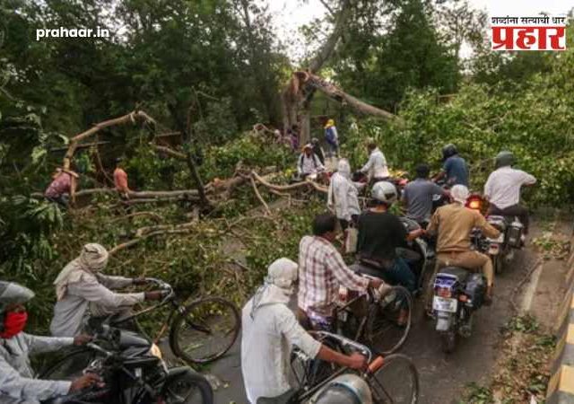 Uttar Pradesh Storm : उत्तर प्रदेशात निसर्गाचं तांडव! वादळ, मुसळधार पाऊस आणि वीज कोसळून ५६ जणांचा मृत्यू