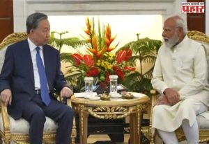 Vietnamese President To Lam : व्हिएतनामचे राष्ट्राध्यक्ष तो लाम यांनी पंतप्रधान मोदींची हैदराबाद हाऊसमध्ये भेट