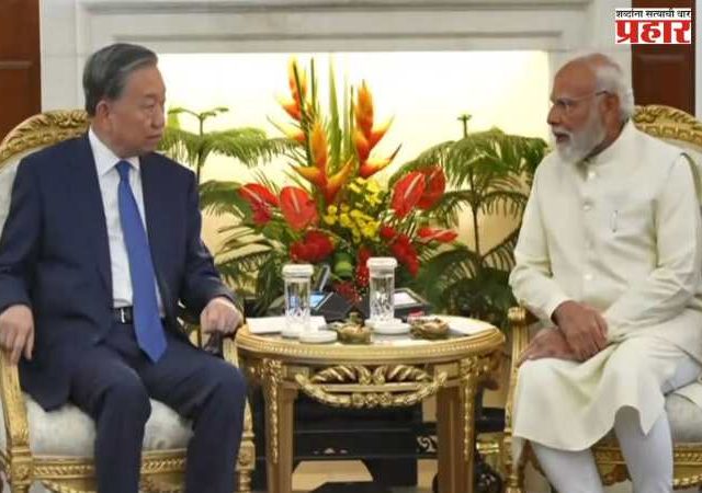 Vietnamese President To Lam : व्हिएतनामचे राष्ट्राध्यक्ष तो लाम यांनी पंतप्रधान मोदींची हैदराबाद हाऊसमध्ये भेट