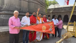 नाशिक: काळाराम मंदिरात धर्मध्वज स्थापना; रामनाथ कोविंद, मुख्यमंत्री फडणवीसांच्या उपस्थितीत धर्मध्वज उभारणार