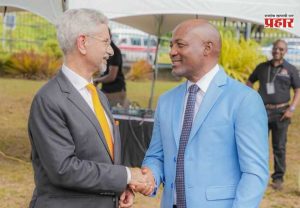 S. Jaishankar and Brian Lara : परराष्ट्र मंत्री एस. जयशंकर आणि क्रिकेटपटू ब्रायन लाराची खास भेट; ‘भारत-त्रिनिदाद नात्याचा सर्वात मजबूत दुवा म्हणजे क्रिकेट’
