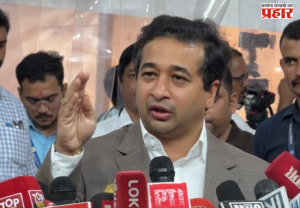 Nitesh Rane : महाराष्ट्रात कायद्याचे राज्य नाही म्हणणाऱ्या विरोधकांना मंत्री नितेश राणे यांनी सुनावले