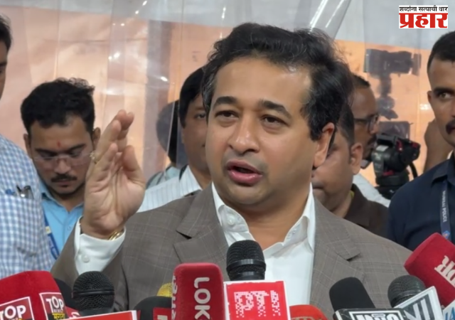 Nitesh Rane : महाराष्ट्रात कायद्याचे राज्य नाही म्हणणाऱ्या विरोधकांना मंत्री नितेश राणे यांनी सुनावले