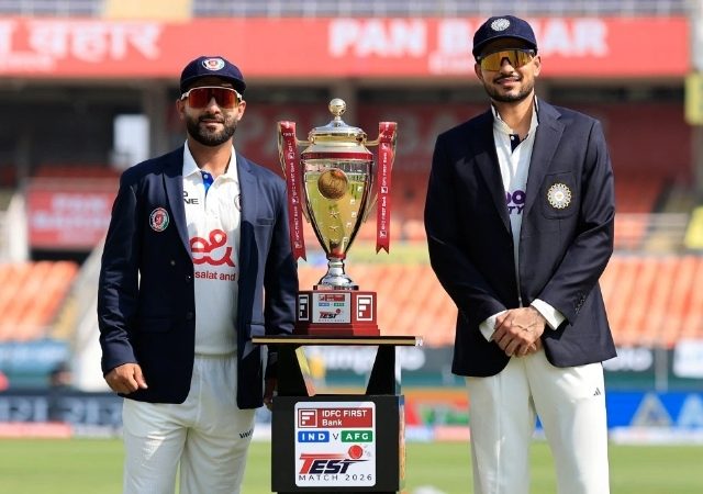 INDvsAFG TEST : भारत विरुद्ध अफगाणिस्तान; एकमेव कसोटी सामना