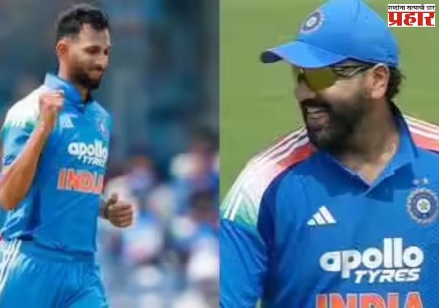 Rohit & Prasidh Krushna : रोहित शर्मा आणि प्रसिद्ध कृष्णाची ऐतिहासिक हॅटट्रिक; चेन्नई वन-डेत रचला नवा विक्रम !