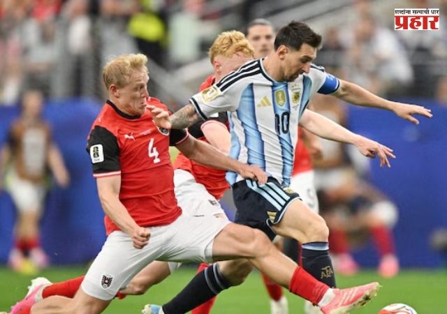 FIFA World Cup 2026 Lionel Messi : पेनल्टी हुकली, पण विक्रम गाठला! मेस्सीच्या दोन गोलसह अर्जेंटिनाचा विजय