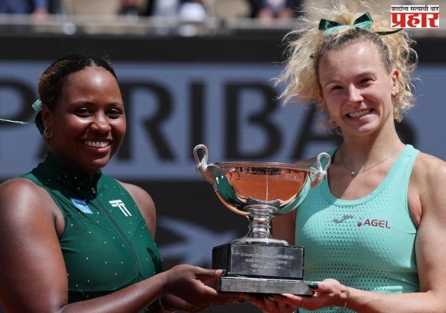 French Open: महिला दुहेरीत सिनियाकोव्हा-टाउनसेंड जोडीचे जेतेपदावर शिक्कामोर्तब !
