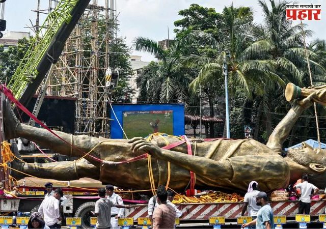 Lionel Messi Statue:  मेस्सीच्या 70 फूट उंच पुतळ्याला अखेर निरोप! 10 कोटींची भव्य मूर्ती ठरली धोकादायक