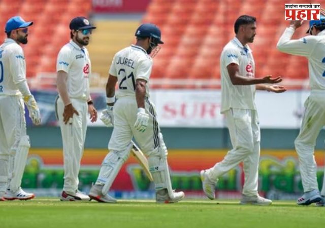 Ind vs Afg : अफगाणिस्तानविरुद्ध धावांचा डोंगर रचत भारताने डाव घोषीत केला