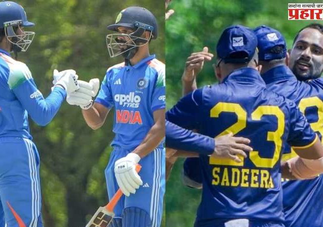 India-A vs Srilanka-A : दाम्बुलामध्ये भारताचा विजयी श्रीगणेशा, श्रीलंकेचा ८ धावांनी पराभव