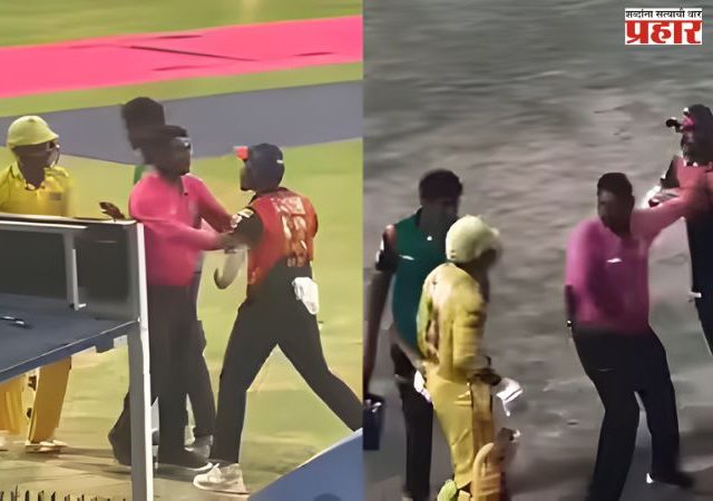Mumbai T20 league 2026 Final : मुंबई टी-२० लीग फायनलमध्ये राडा, तुषार देशपांडे आणि गौरव जठारमध्ये वाद; नेमकं घडलं काय ?