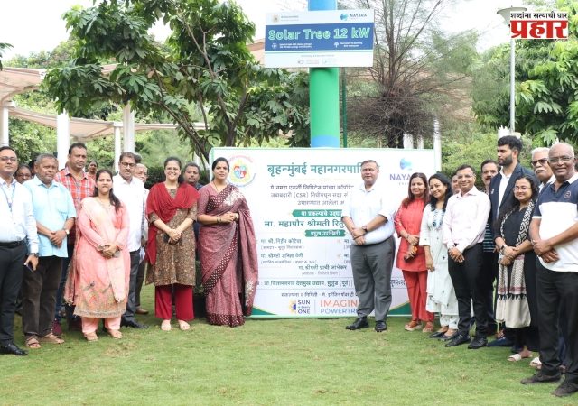 Solar Tree and Solar Gazebo : मुंबईतील तीन उद्यानांमध्ये सोलर ट्री आणि सोलर गॅझेबो