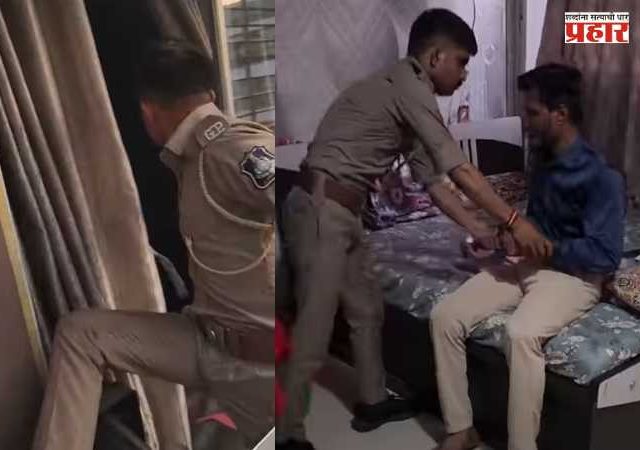 Surat Police Rescue Viral Video : सुरत पोलिसांचे धाडस! सातव्या मजल्यावरून बाल्कनीत प्रवेश करत वाचवले तरुणाचे प्राण