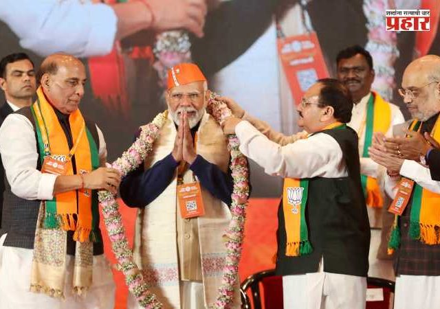 PM Narendra Modi : भाजपाने नरेंद्र मोदी यांना सर्वाधिक काळ सलग पंतप्रधानपद भूषविल्याबद्दल दिल्या शुभेच्छा
