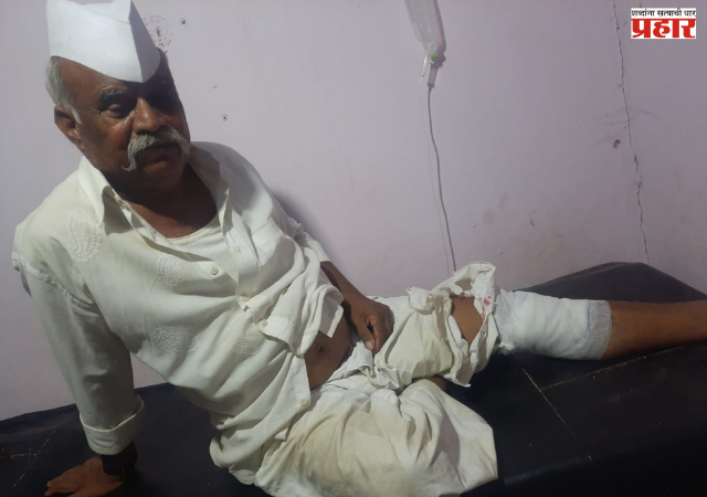 Nashik : चिंचखेड येथे बिबट्याची दोघांवर झडप, थोडक्यात बचावले