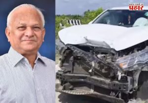 Car Accident : भाजप आमदार सुधीर गाडगीळ यांच्या गाडीचा भीषण अपघात ; थोडक्यात बचावले