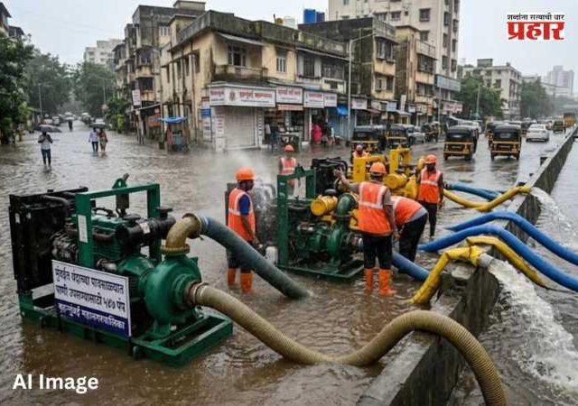 BMC News : पावसाळ्यात तुंबणाऱ्या पाण्याचा निचरा करण्यासाठी मुंबईत ५४७ पंप