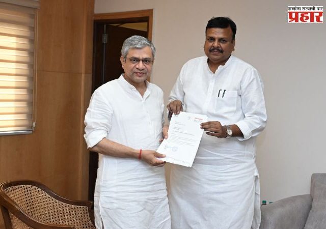 Sanjay Upadhyay : बोरिवलीतून एसी लोकलची संख्या वाढवा, आमदार उपाध्यायांची रेल्वेमंत्र्यांकडे मागणी