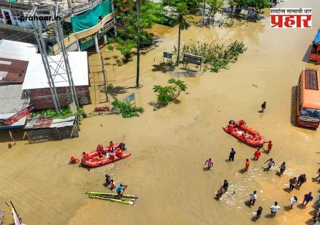 Assam Flood Updates : आसाममध्ये पुराचा हाहाकार : २४ तासांत १० जणांचा मृत्यू; शिवसागर आणि जोरहाटला सर्वाधिक फटका