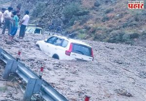 हिमाचलमध्ये पावसाचा कहर; किन्नौरमध्ये राष्ट्रीय महामार्ग-5 बंद
