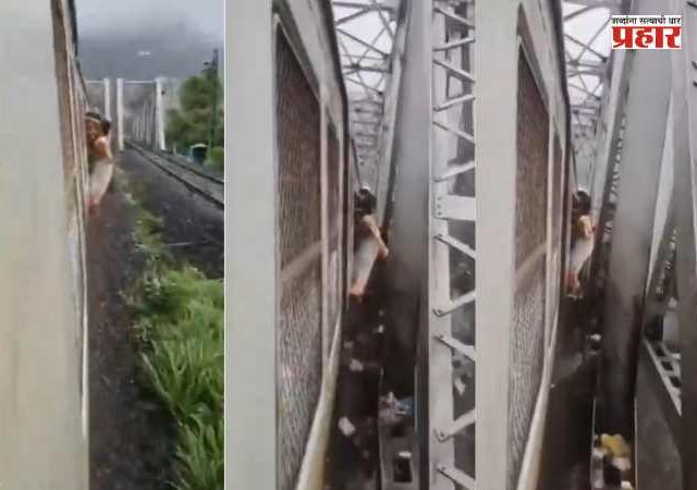 Mumbai Local Viral Video : मुंबई लोकलमधील धक्कादायक घटना; साडी खांबाला अडकता-अडकता राहिली, मोठा अनर्थ टळला