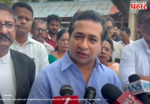 NITESH RANE : 'नीट'च्या आंदोलनात 'सर तन से जुदा'चे नारे कशासाठी; मंत्री नितेश राणे यांचा सवाल