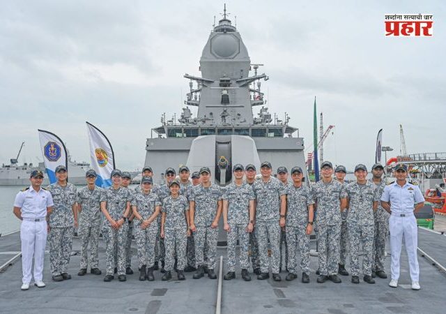 Indian Navy : भारतीय नौदलाच्या युद्धनौकांच्या सिंगापूर भेटीची यशस्वी सांगता