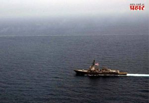 Iran - America War : इराणकडे जाणारे तेलवाहू जहाज अमेरिकेने अडवले; नौदल नाकेबंदीनंतरची पहिली मोठी कारवाई