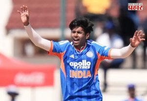 Mayank Yadav : मयंक यादवची विक्रमी गोलंदाजी! पहिल्याच चेंडूवर विकेट!