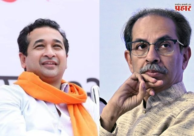 Nitesh Rane : पाकिस्तानातील अब्बांना खूश करण्यासाठी उद्धव ठाकरेंकडून राम मंदिराची बदनामी