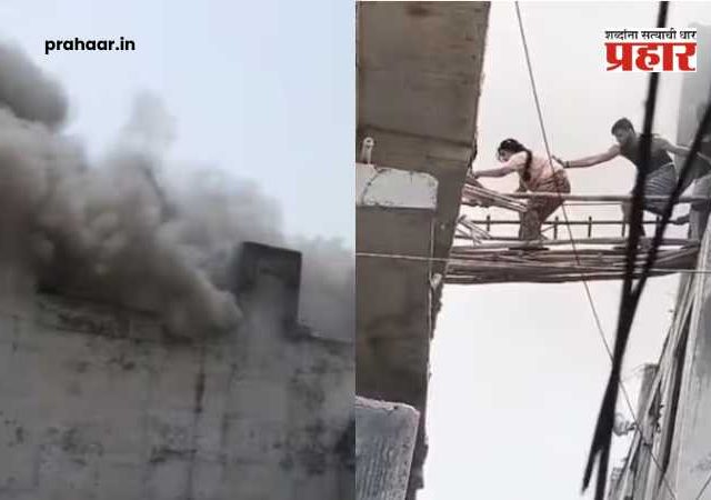 Noida mamura village fire : ईव्ही चार्जिंगमधील ठिणगीमुळे हाहाकार; नोएडात भीषण आगीत दोघांचा दुर्दैवी अंत