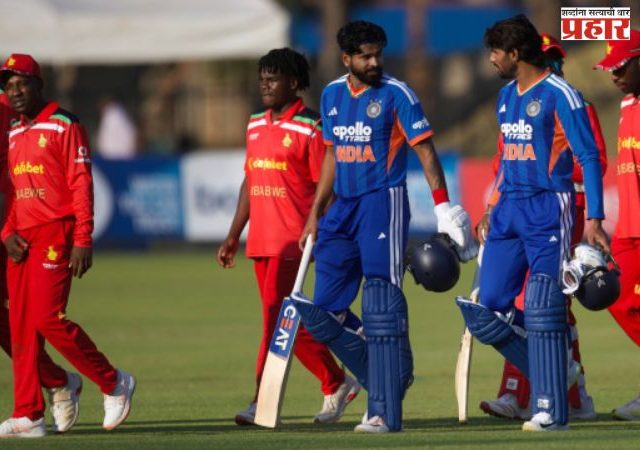 Ind vs Zim : श्रेयस अय्यरच्या नेतृत्वात भारताने जिंकली पहिली टी-२० मालिका; झिम्बाब्वेचा ३-० ने व्हाईटवॉश !