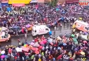 Jagannath Rath Yatra Stampede : जगन्नाथ रथयात्रेदरम्यान प्रचंड गर्दीमुळे चेंगराचेंगरीसारखी परिस्थिती; एकाचा मृत्यू, अनेक जखमी