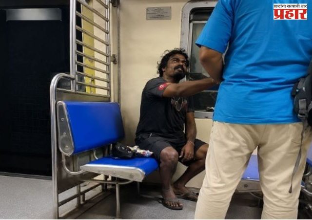पनवेल-सीएसएमटी लोकलमध्ये मद्यधुंद प्रवाशाचा धिंगाणा; सहप्रवाशांना जीवे मारण्याच्या धमक्या