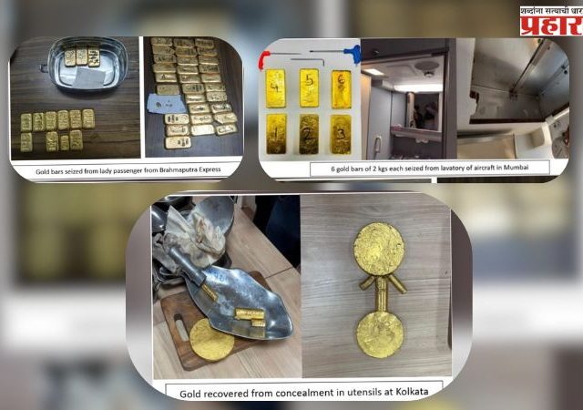 Gold Smuggling : देशभरात विशेष मोहिमेत तस्करांनी आणलेले 27 किलो सोने जप्त, 12 जणांना अटक