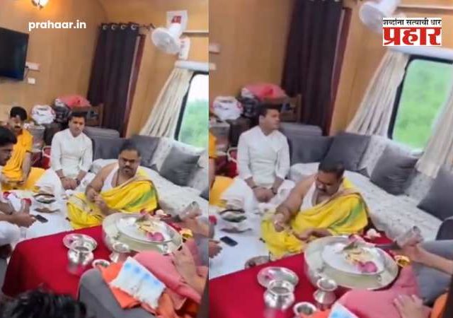 Train Viral Video : चक्क चालत्या ट्रेनमध्ये पूजा अर्चा! व्हिडिओ व्हायरल झाल्यानंतर रेल्वेने दिली महत्त्वाची माहिती