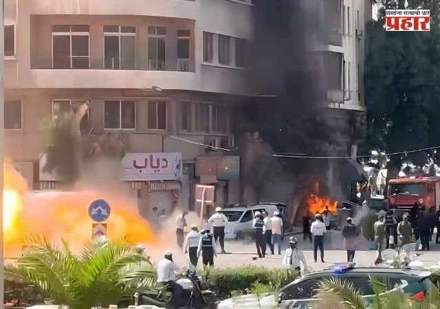 France Bomb Blast : फ्रान्सचे राष्ट्राध्यक्ष मॅक्रॉन यांच्या सीरिया दौऱ्यादरम्यान दमास्कसमध्ये स्फोट; सुरक्षेची चिंता वाढली