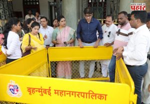Mayor Ritu Tawde : मॅनहोल सुरक्षेसाठी 'मॅनहोल रेलगार्ड' प्रतिकृतीची महापौर रितू तावडे आणि नगरसेवकांनी केली पाहणी