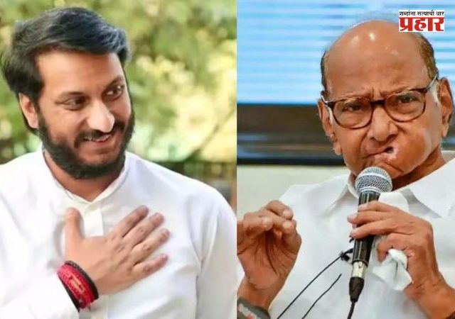 Sharad Pawar : पार्थ पवार आणि प्रफुल्ल पटेलांनी घेतली शरद पवारांची भेट